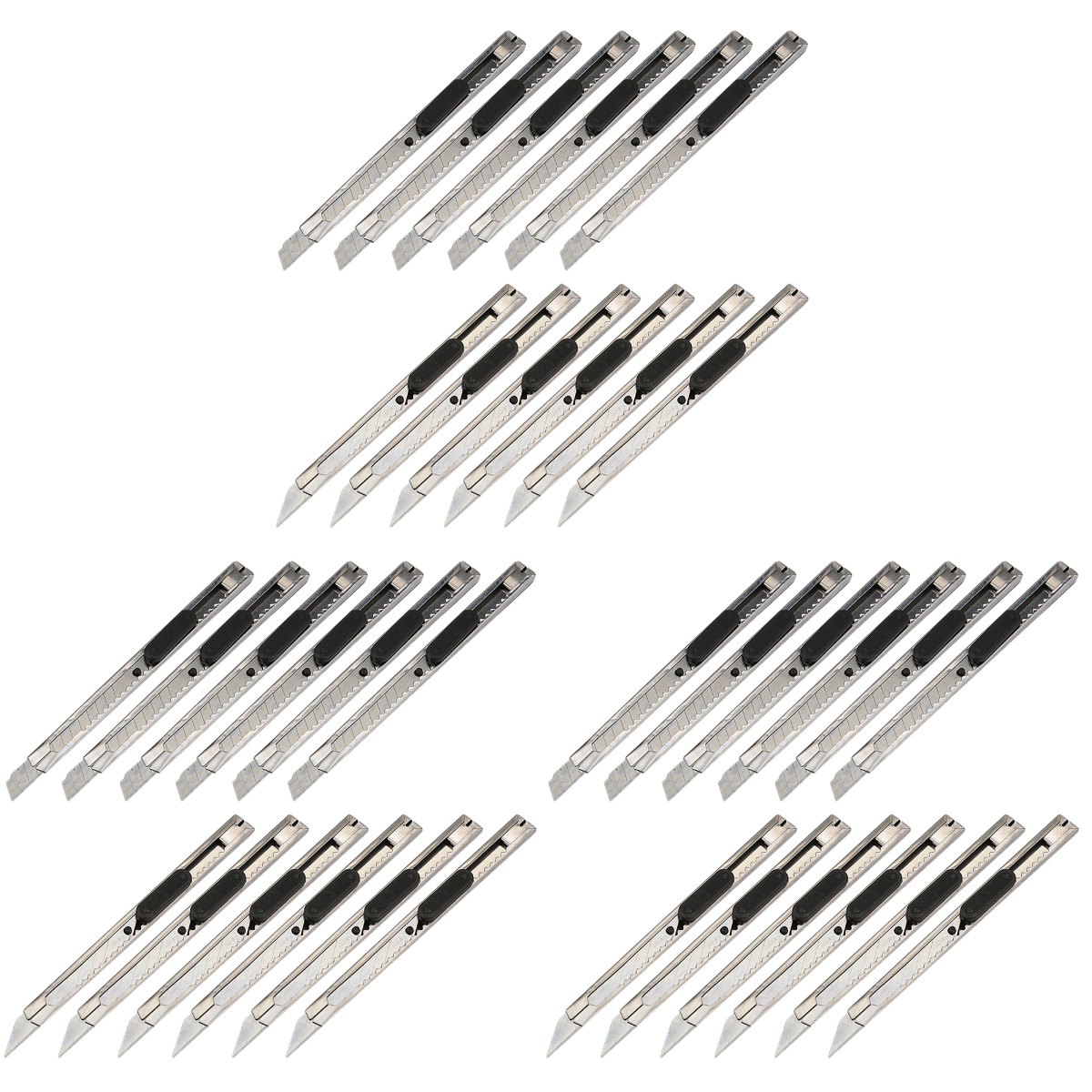 90 pcs  Knives Office Supplies Metal Paper Knives for Home